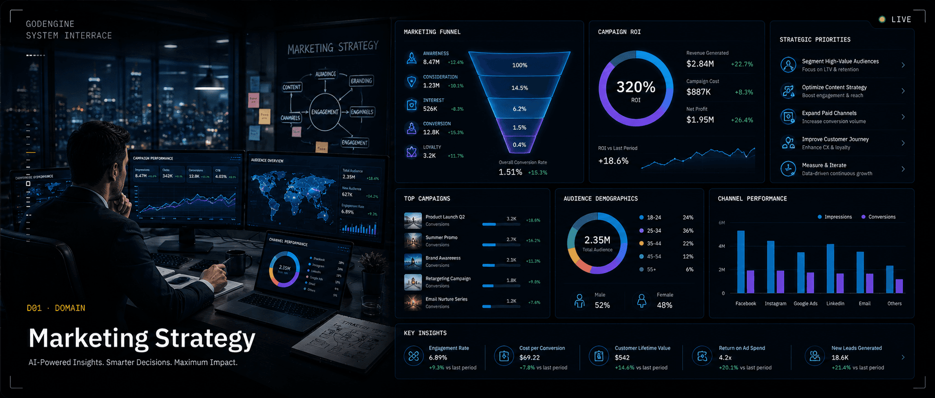 Marketing Strategy — GodEngine domain pack